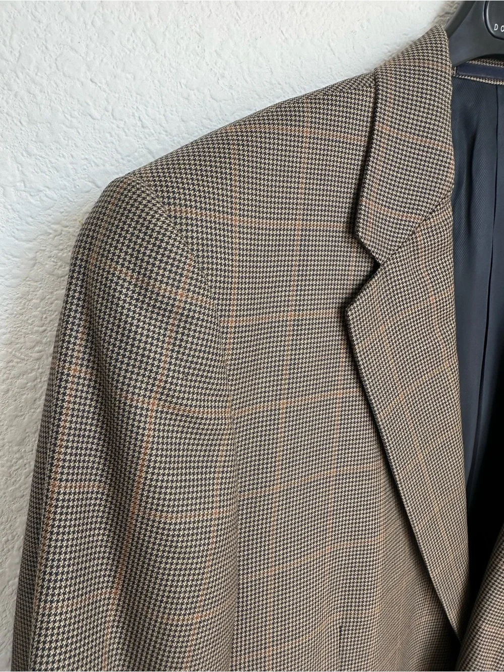 Burberry London‎ Men's Kensington Wool Sport Coat Blazer Brown Tan Size 44L